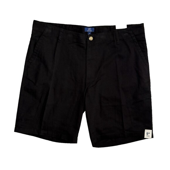 Mens Black Cargo Shorts, 38” Waist, 9” Inseam George - Picture 1 of 5